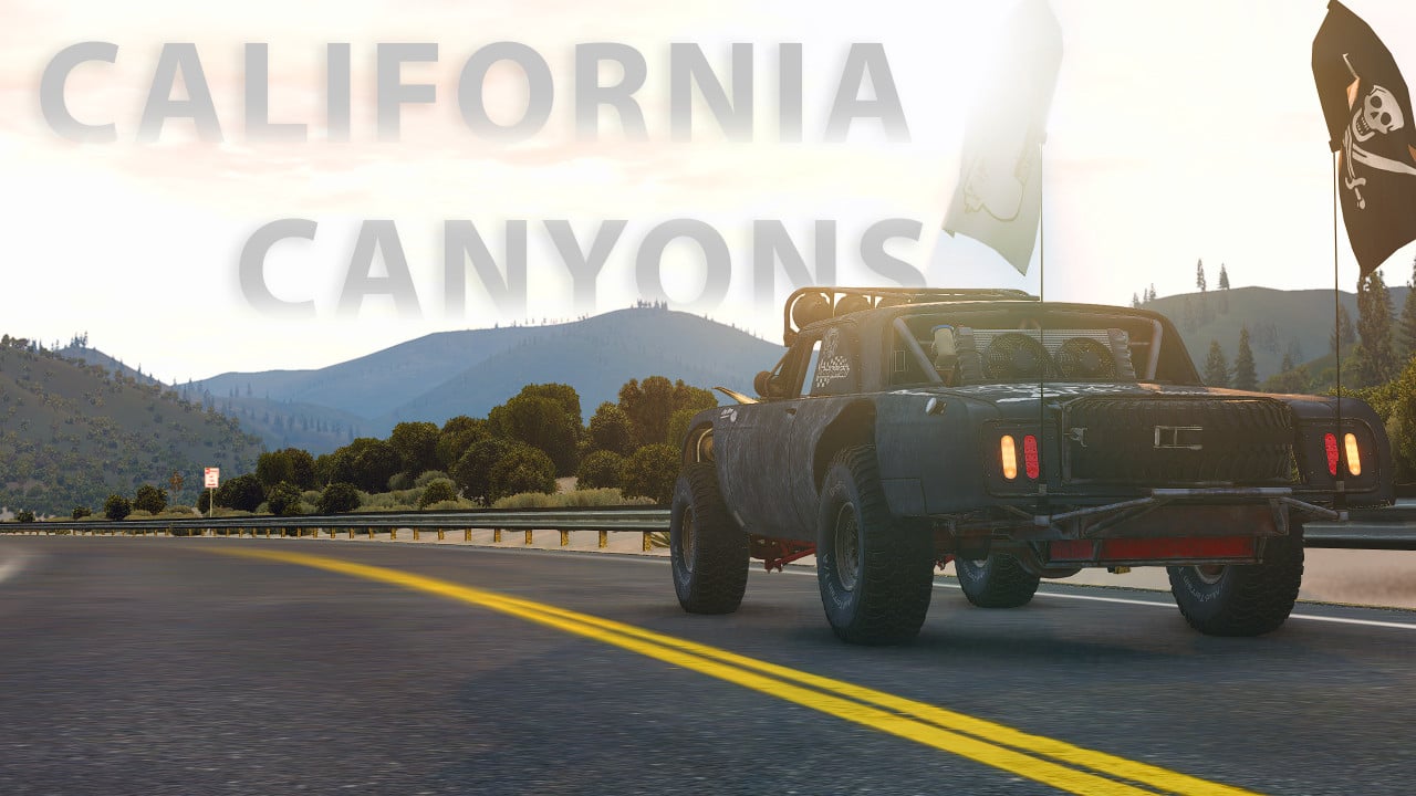 California Canyons - a long road