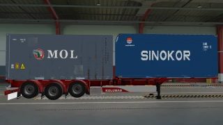 Columan Container Trailer with Korean Specifications 1.0 thumbnail 3
