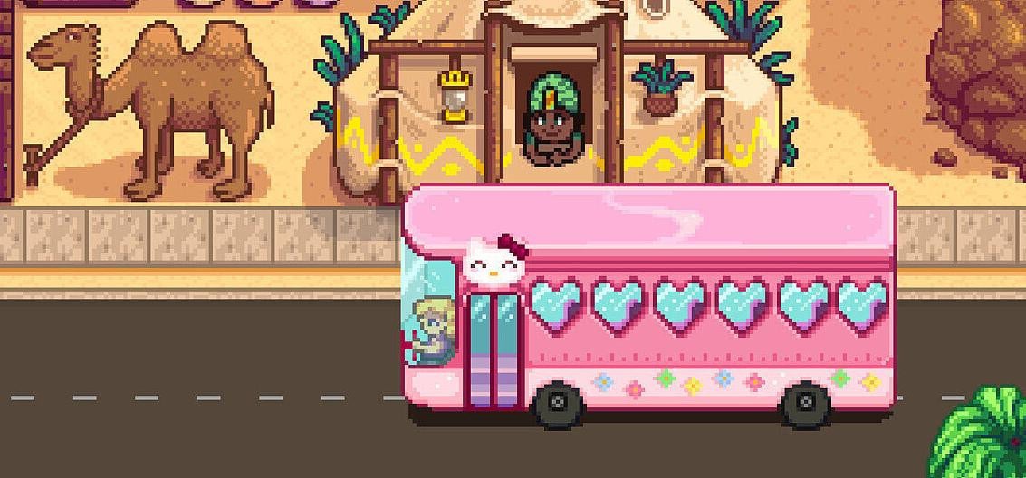 Hello Kitty bus