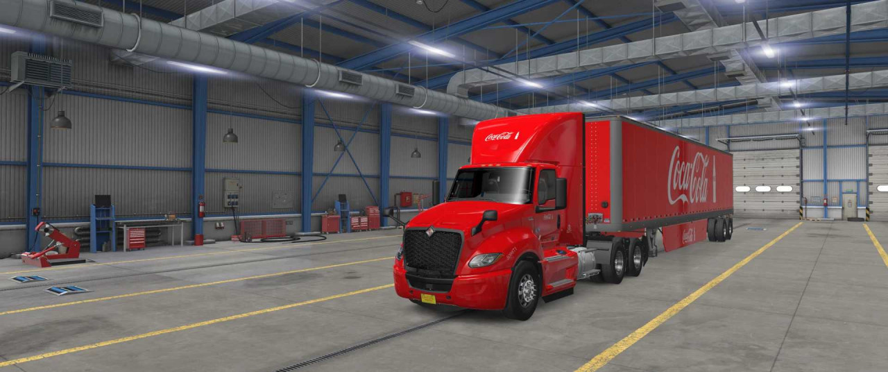 Coca Cola Skin for Lt Day Cab and SCS Trailer 53
