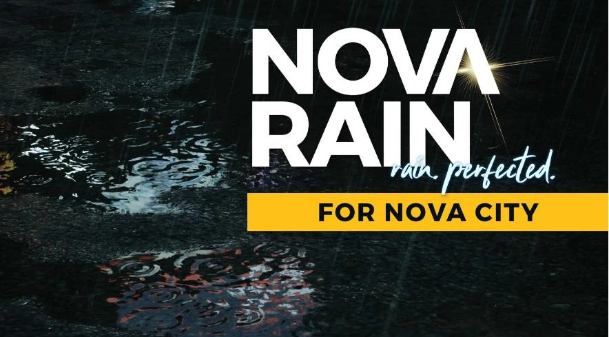 Nova Rain (with Improved Ripples) v1.0 - Cyberpunk 2077