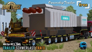Schwerlast Siemens Trafo Trailer v1.0 thumbnail 2