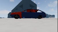 Lada samara (from some goofy android game that looks like beamng for windows98) with V8