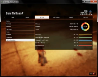 100% save game + all weapons and money