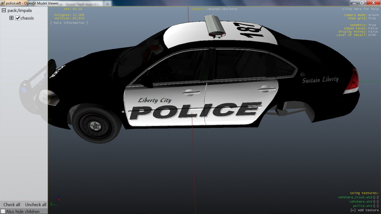 LCPD Black and Whites (Paintjobs for Tahoe, Impala, and Charger)