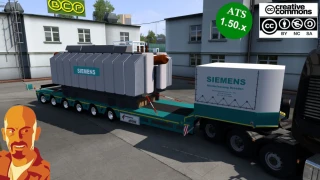 Schwerlast Siemens Trafo Trailer v1.0 thumbnail 5