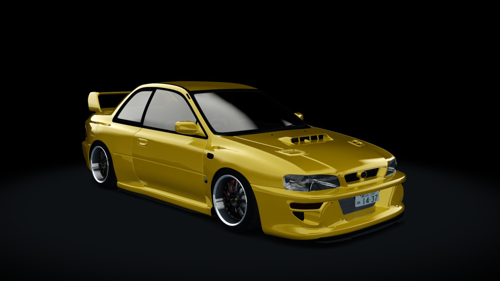 Subaru Impreza 22B hell-spec