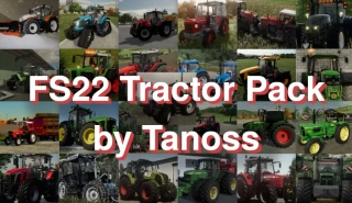 FS22 Tractor Pack by Tanoss v 1.0 thumbnail 2