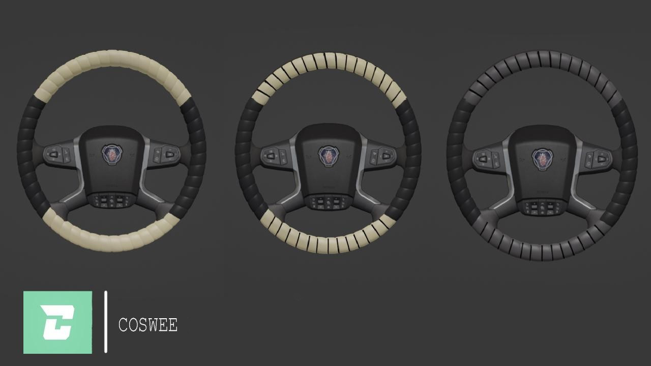 Braids for the steering wheel Scania NextGen