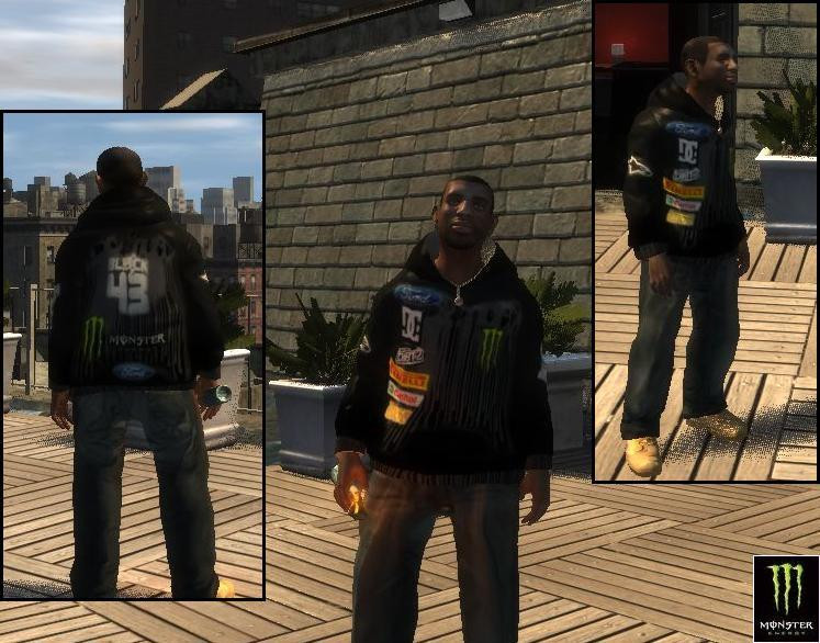 Monster Energy Hoodie for PlayboyX