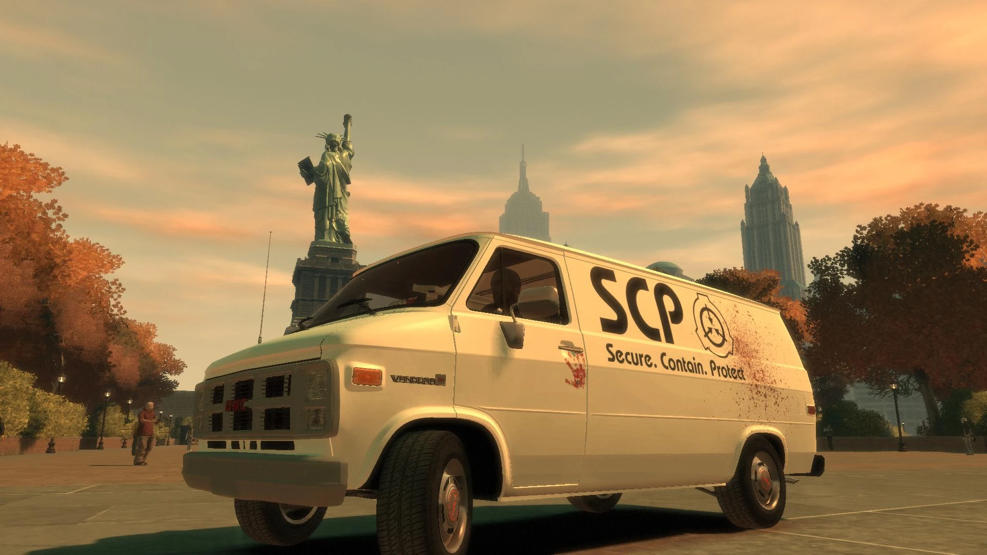 1983 GMC Vandura G-1500 Tuned 'SCP Foundation' PaintJob - GTA 4