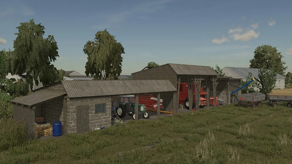 Wooden barn