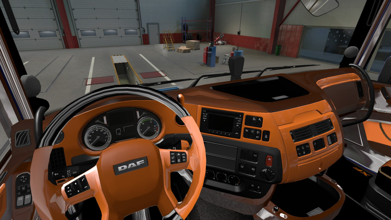 DAF XF E6 - Orange Interior