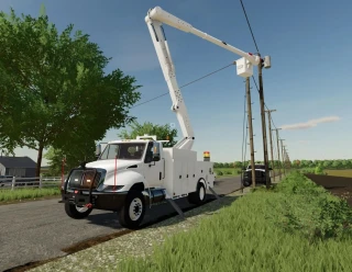 International bucket truck