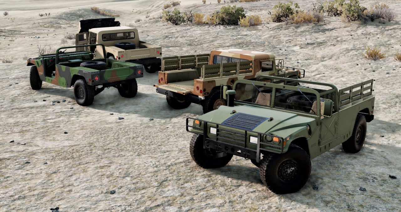 Mod Hummer H1 1992 - 2006 For Beamng Drive
