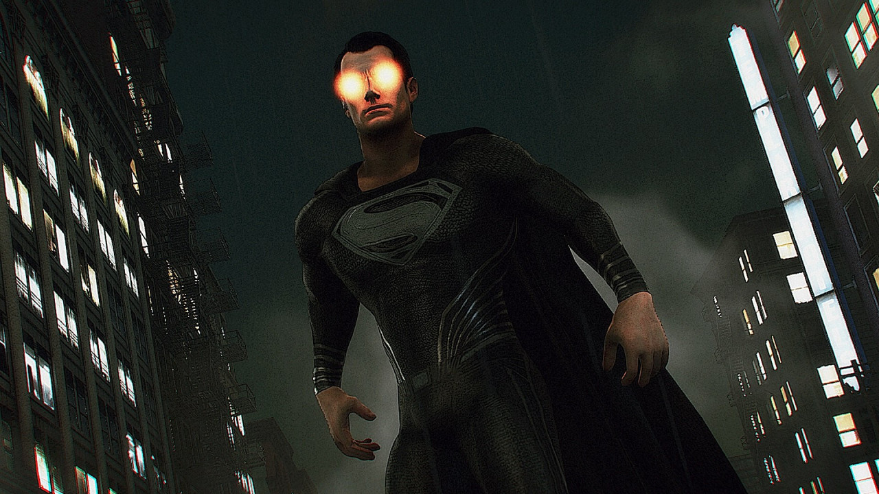 Superman Justice League Black Suit