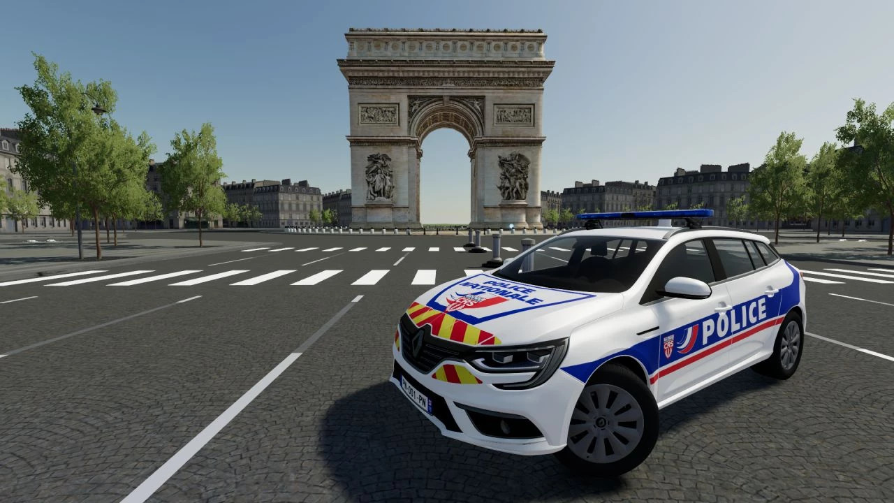 Renault Megane Estate 2020 Police Nationale CRS