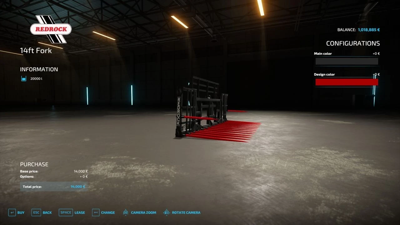 Redrock silage fork v 1.0