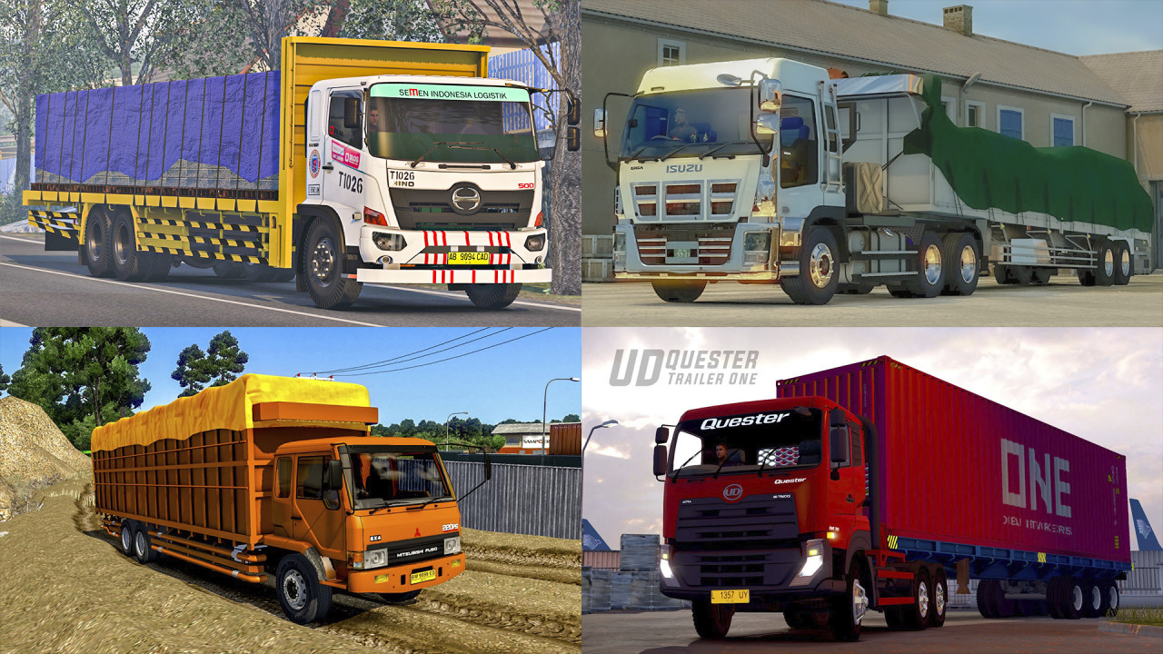 Free Megamod Truck Pack - 8 Trucks in One Mod