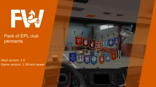 Pack of pennants of EPL 1.0 thumbnail 2