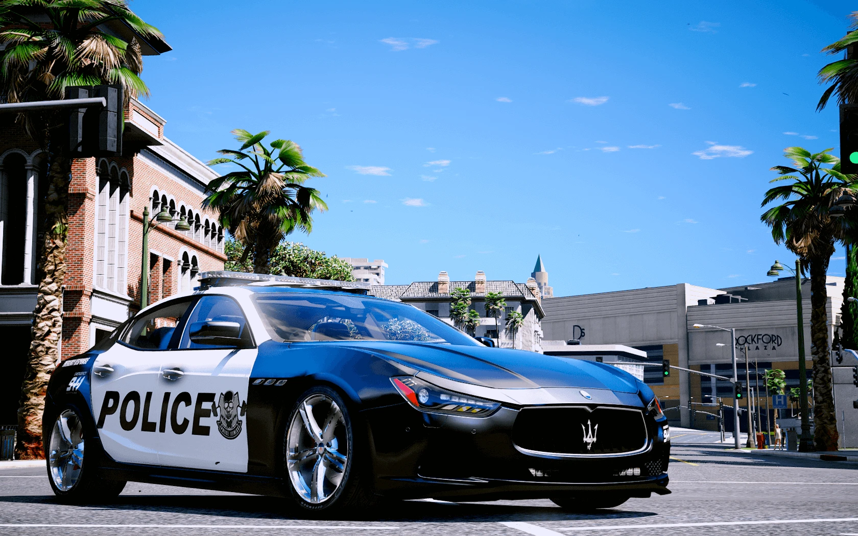 2014 Maserati Ghibli Police FINAL - GTA 5