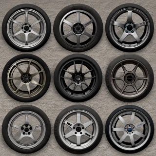 Download Brdracing WheelPack (19 rims and 9 tyres) [FREE] - BeamNG ...