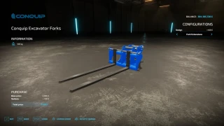 Conquip Excavator Forks v 1.0 thumbnail 4