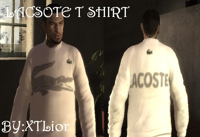 Lacoste Orginal tshirt wight color