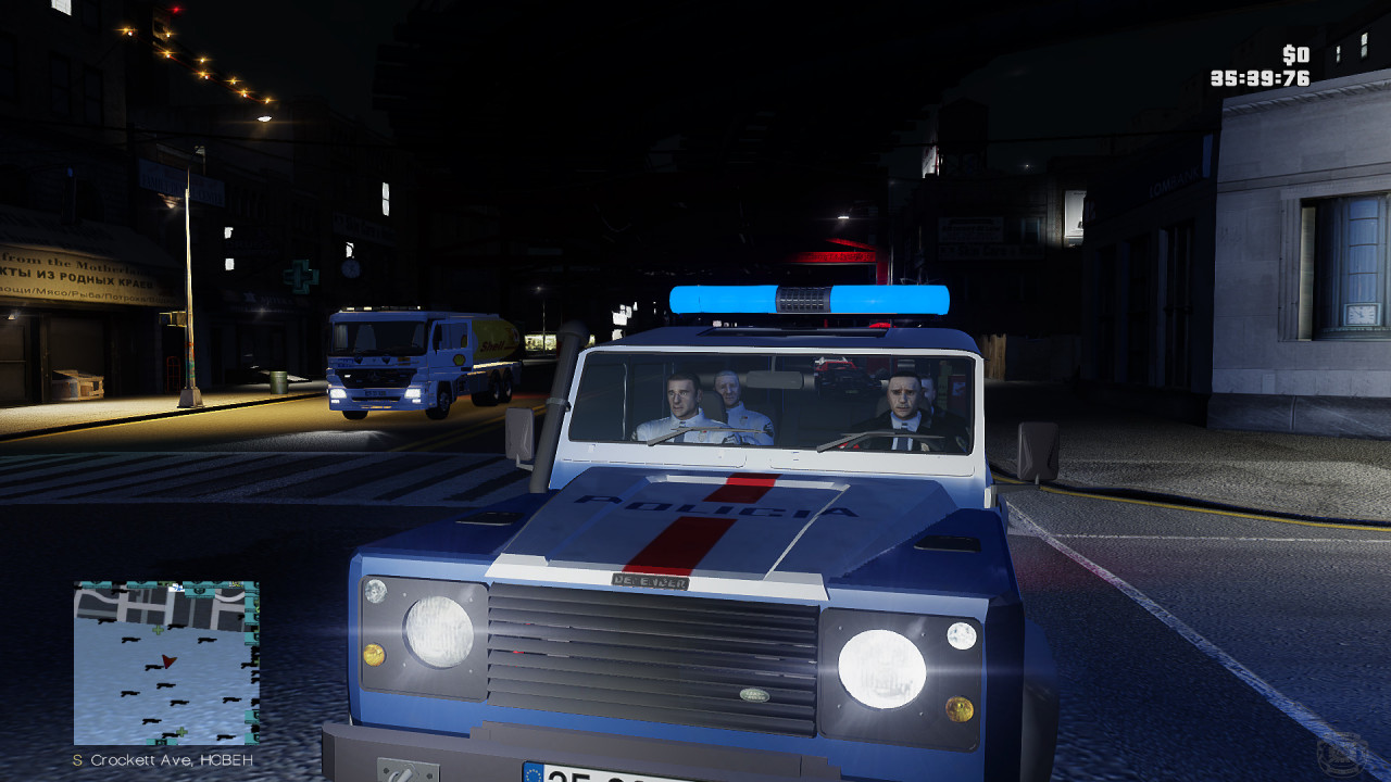 Land Rover Defender Police ELS v 6 X2 Pack