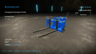 Conquip Excavator Forks v 1.0 thumbnail 2