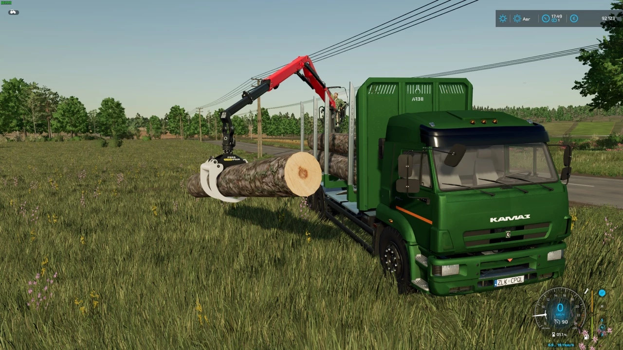 KAMAZ 6520 wood Truck