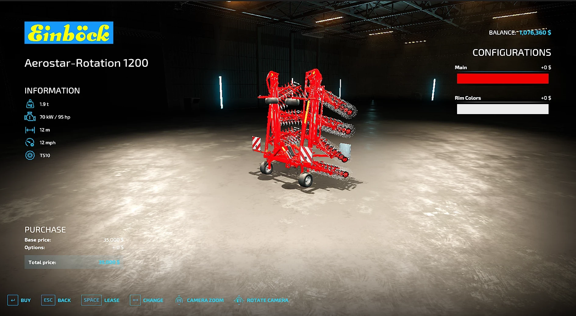 Einboeck Rotation 1200 v 1.0 - FS 22