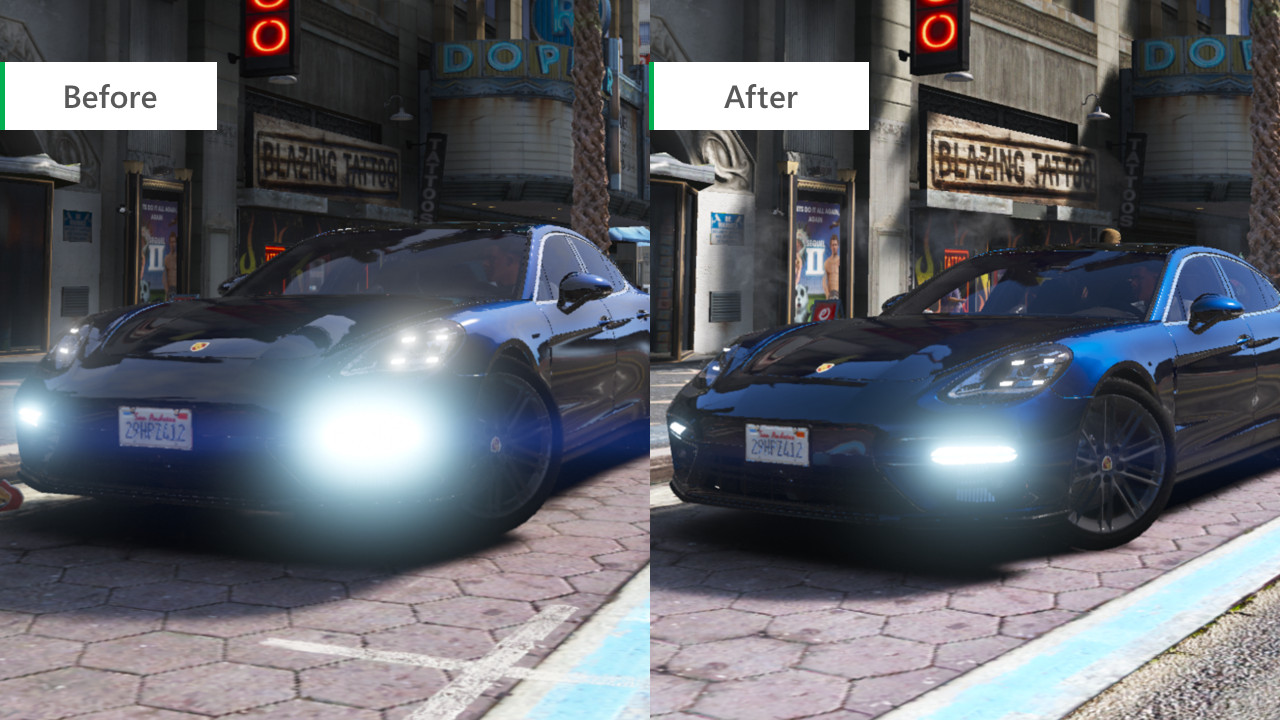 Improved LED lights in " Make Visual Great Again" mod