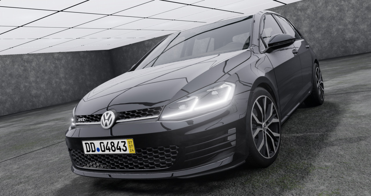 2017-2020 Volkswagen Golf 7.5 BeamNG Mod