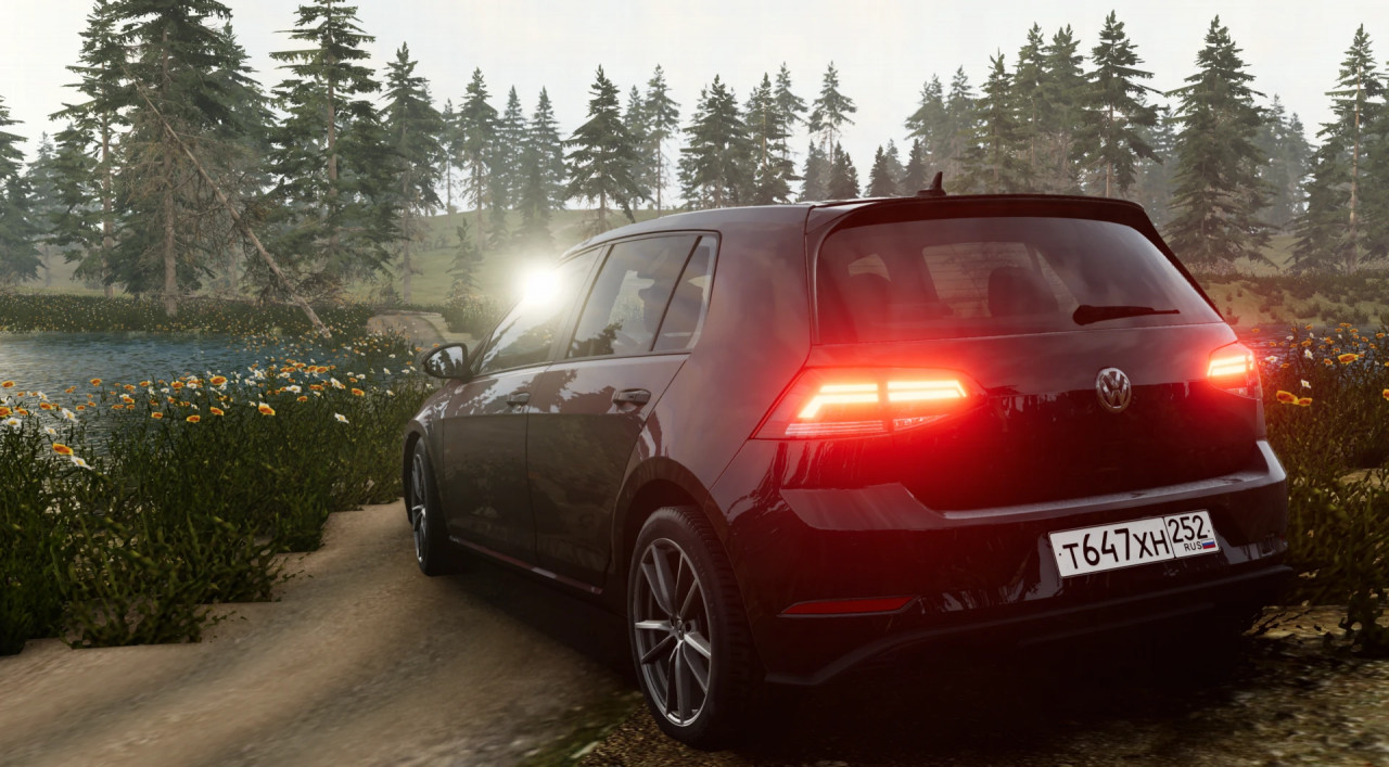2017-2020 Volkswagen Golf 7.5 BeamNG Mod