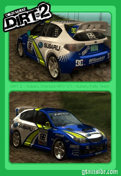 DiRT 2 - Subaru Impreza WRX Sti - Subaru Rally Team