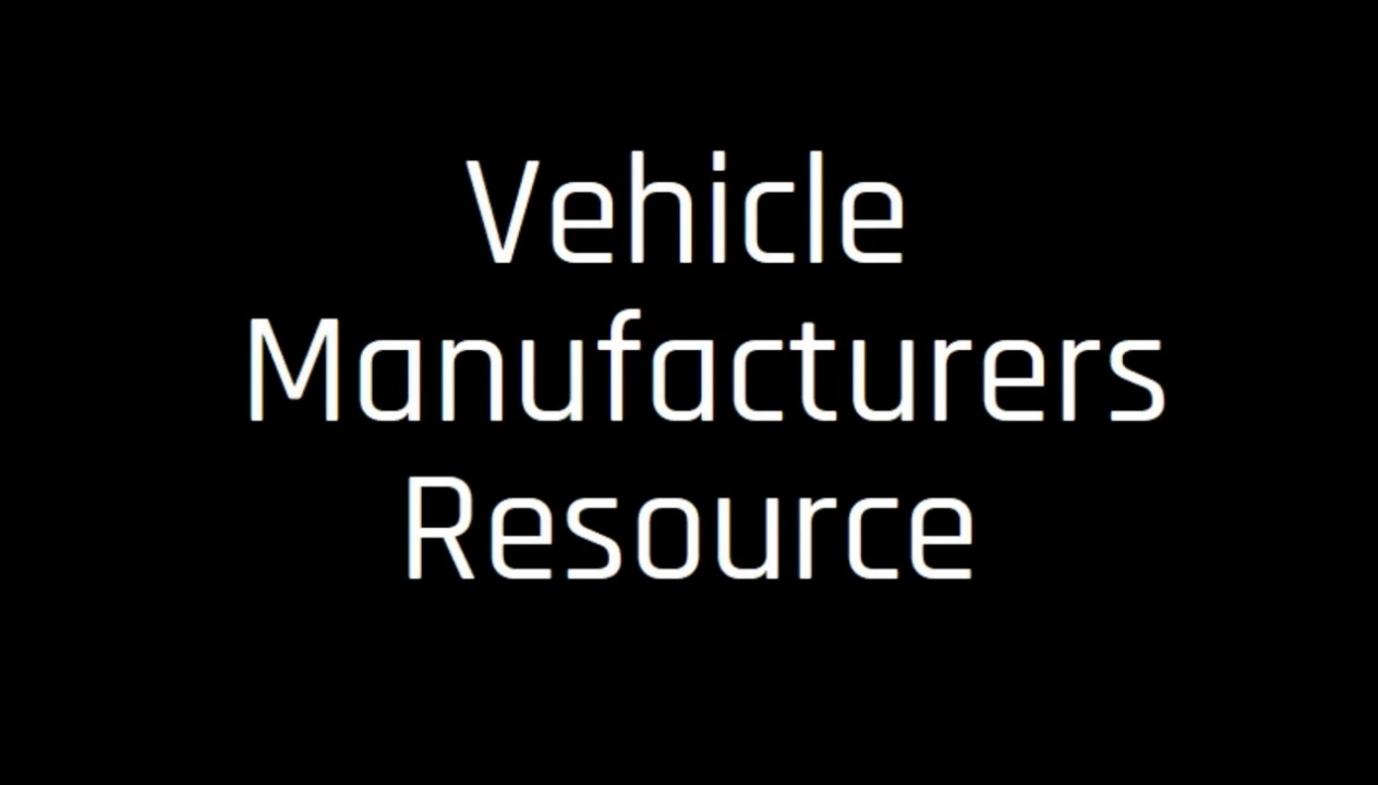 Vehicle Manufacturers Resource