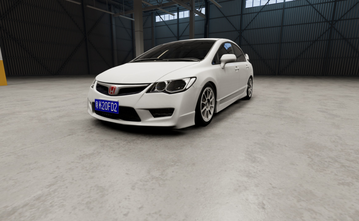 HONDA CIVIC 8 FD2 (9000 rpm gauge)