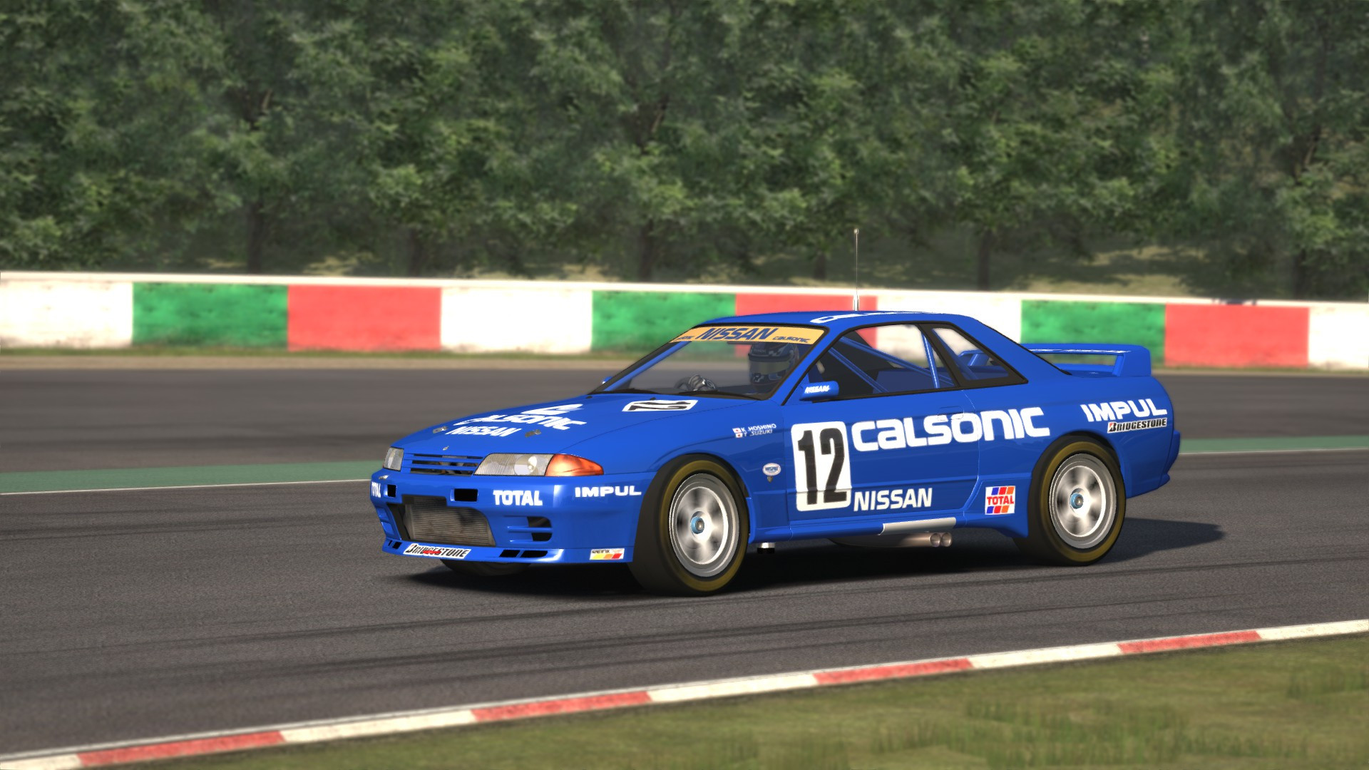 NISSAN SKYLINE BNR32 Gr.A CALSONIC 1990 image 3