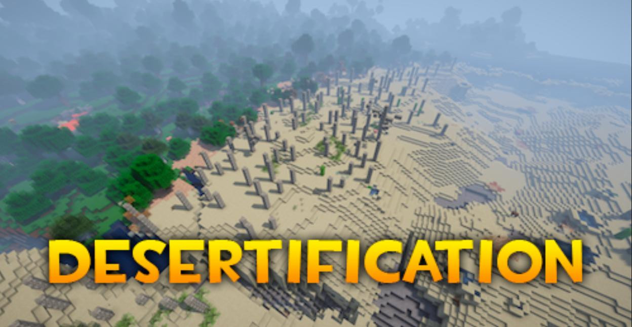 Desertification mod [Minecraft 1.20.4, 1.20.1]