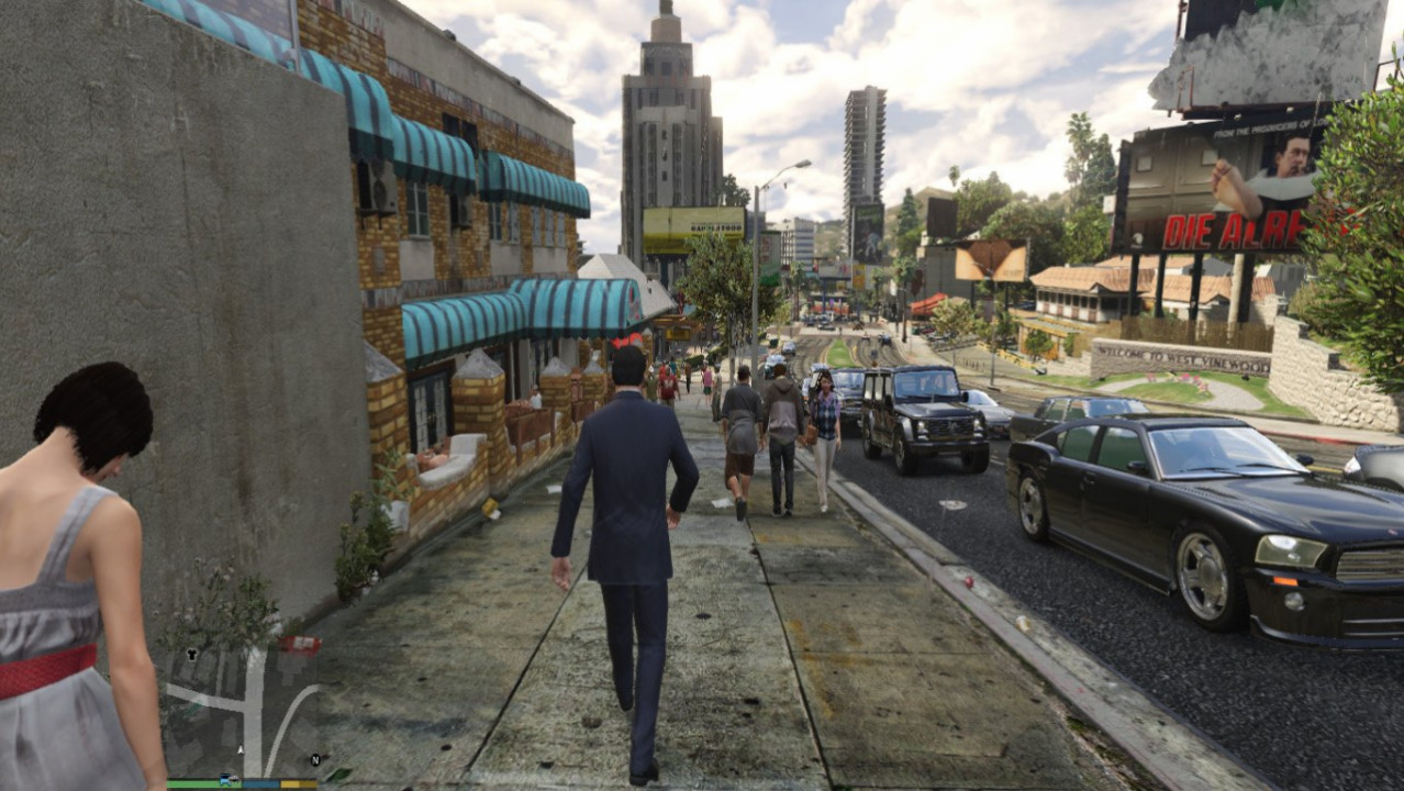 Realistic Pedestrians and Traffic