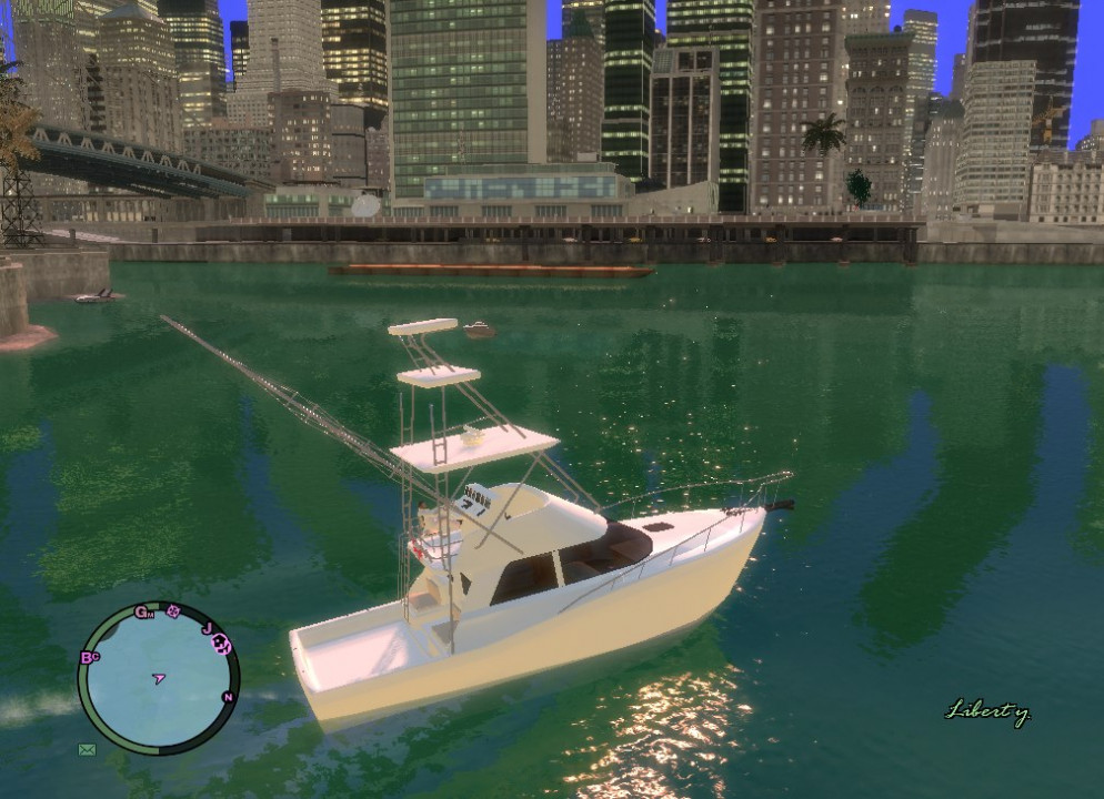 Sport fishing yacht