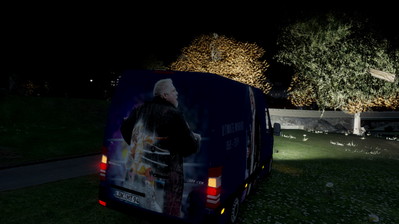WWE  R.I.P Ultimate Warrior - Mercedes Benz Sprinter