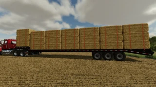 53' Dropdeck Trailer Autoload Bales v 2.0.1 thumbnail 10