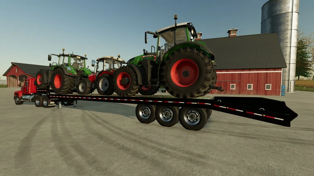 53' Dropdeck Trailer Autoload Bales v 2.0.1