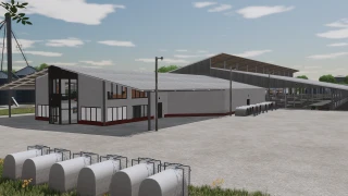 Large scale Dairy barn with rotary parlor v 1.0 thumbnail 2