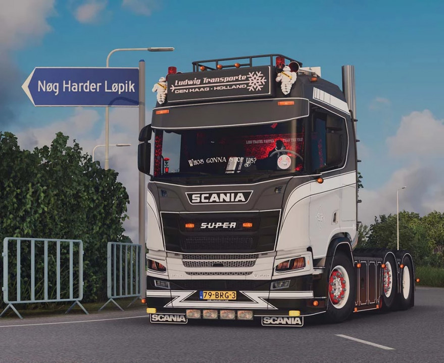Scania R590 Ludwig Lowcab+Trailer