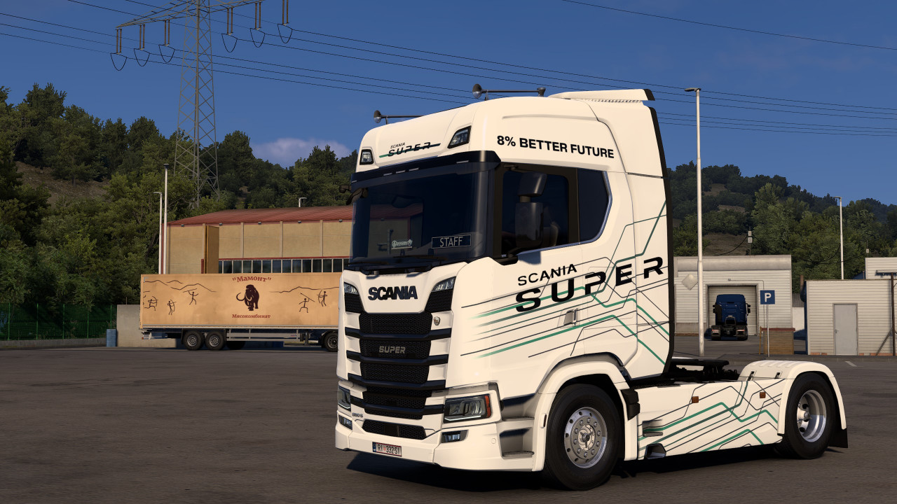 [Add-on] Scania R&S New Bumper, Front Fender, Interior