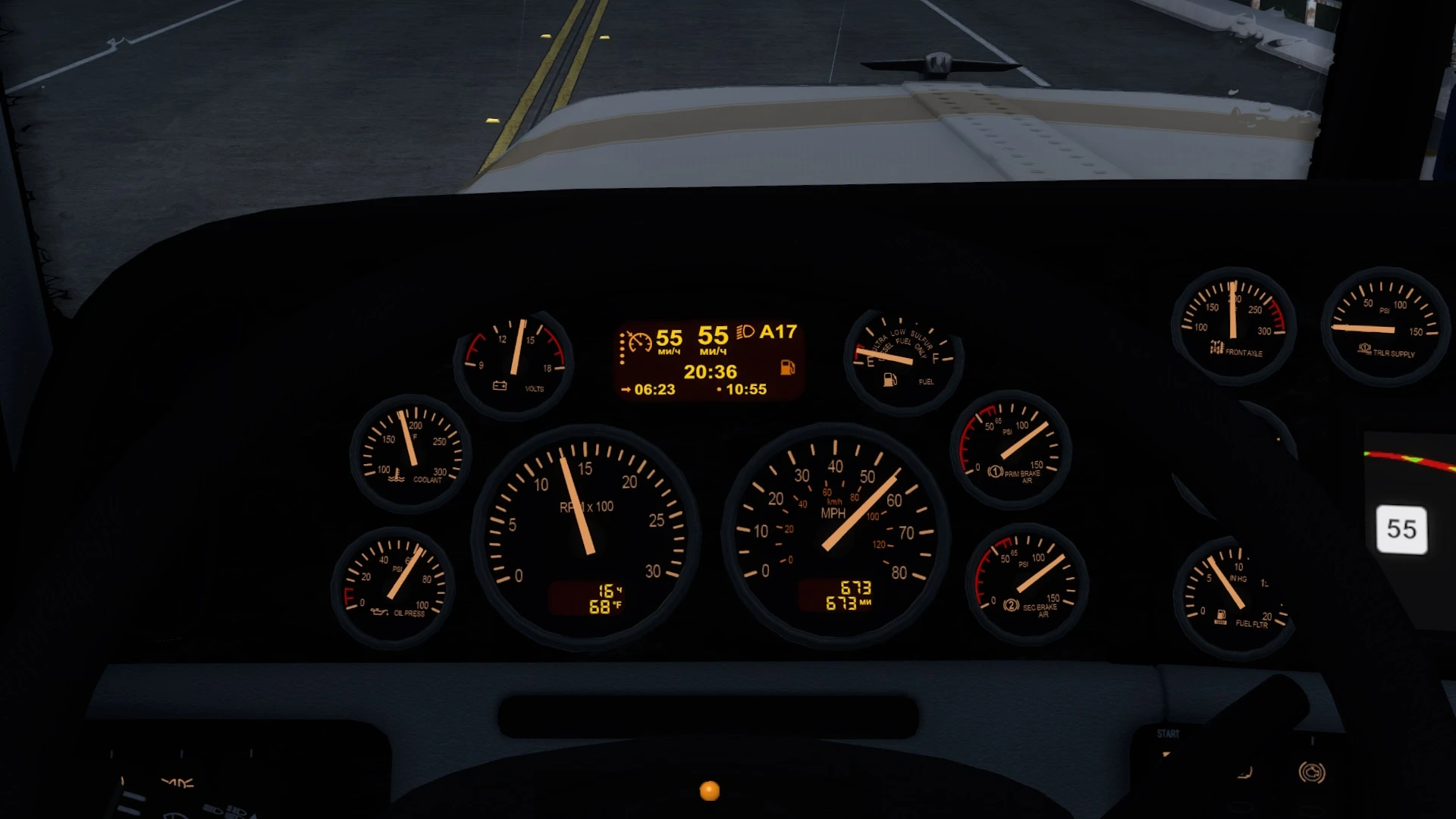 Peterbilt 389 Improved Dashboard 1.1