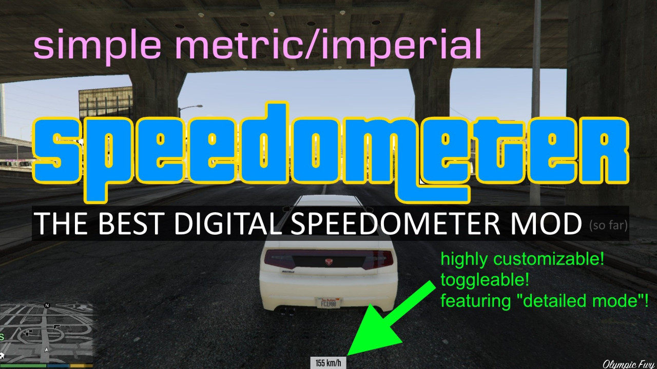 Simple Metric/Imperial Speedometer